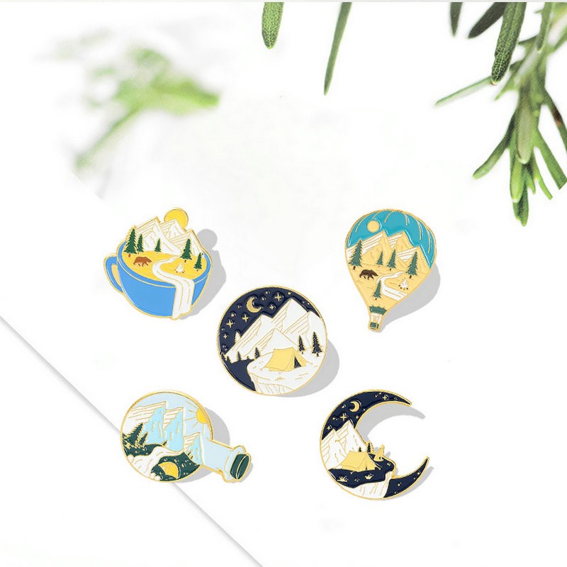 Outdoor Adventure With Kids - Camping Adventure Enamel Pins Custom Outdoors
