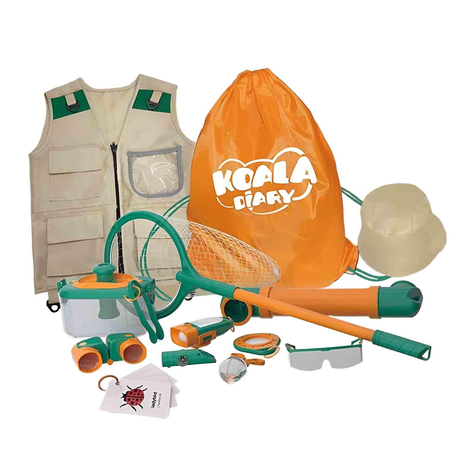 Outdoor Adventure Kit For Boys - 14x Explorer Kits for Kids Accessories