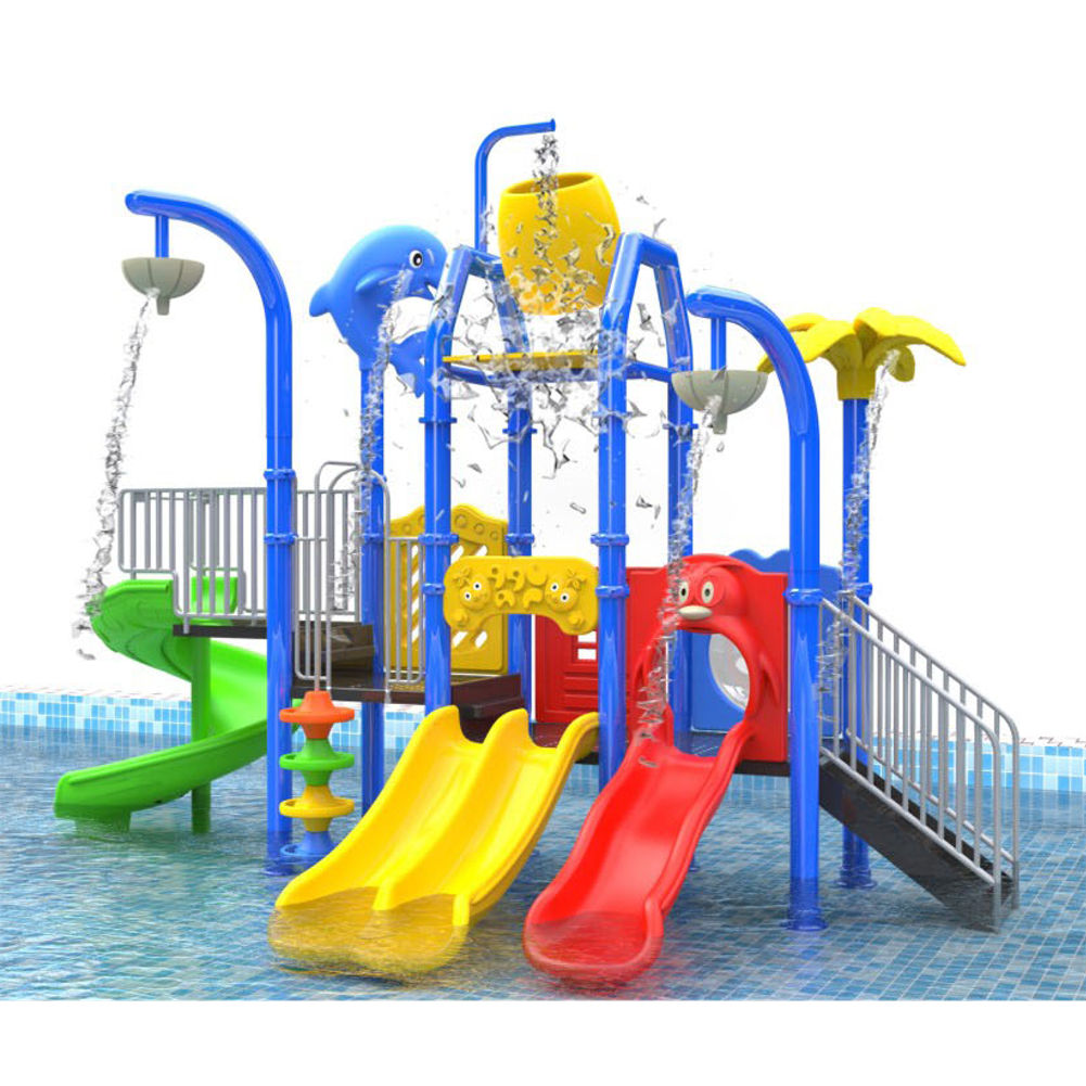 Outdoor Adventure Resorts - Adventure Slide Children Playground Water Splash