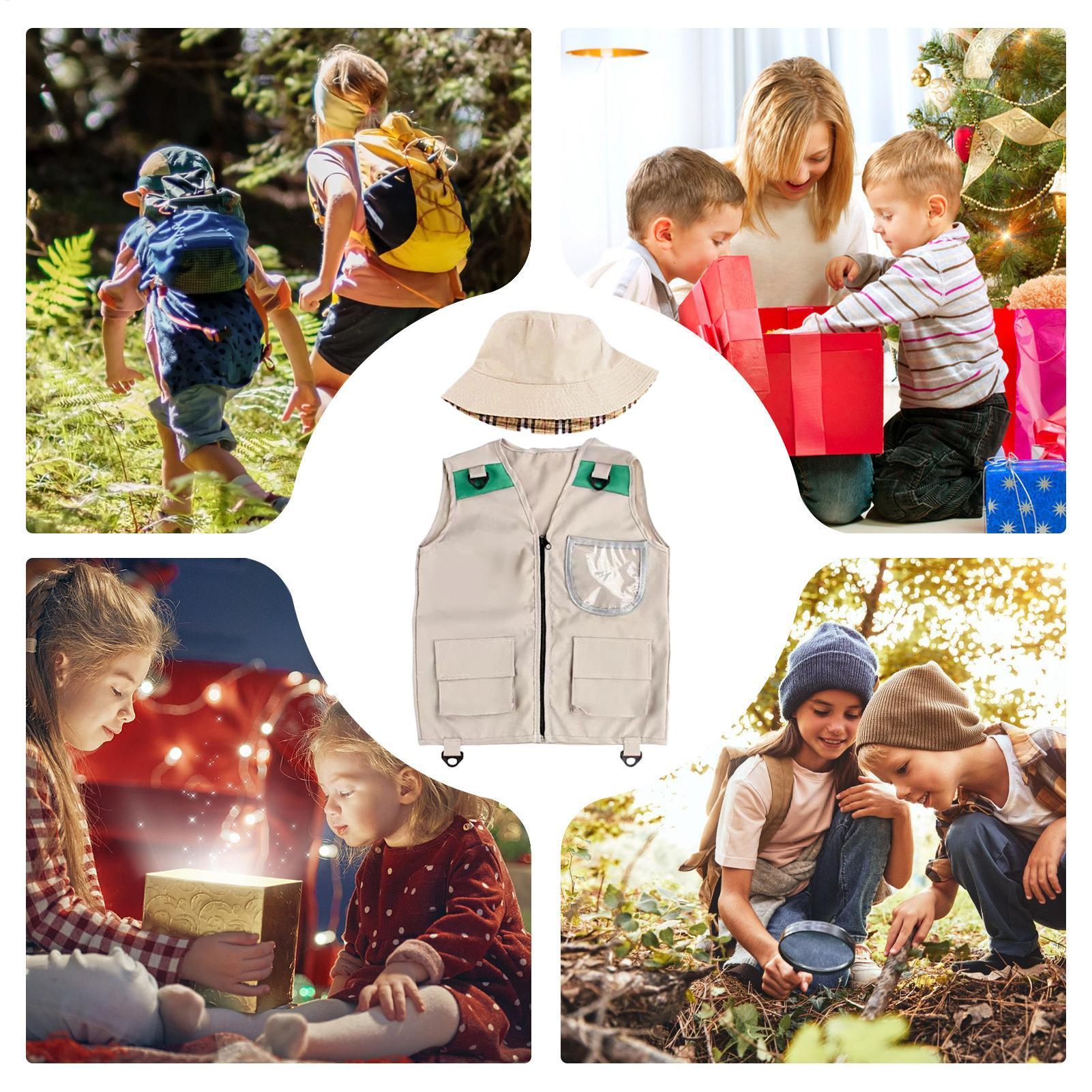 Kids Explorer Vest and Hat Cos - Outdoor Adventure Kit For Boys recension och pris
