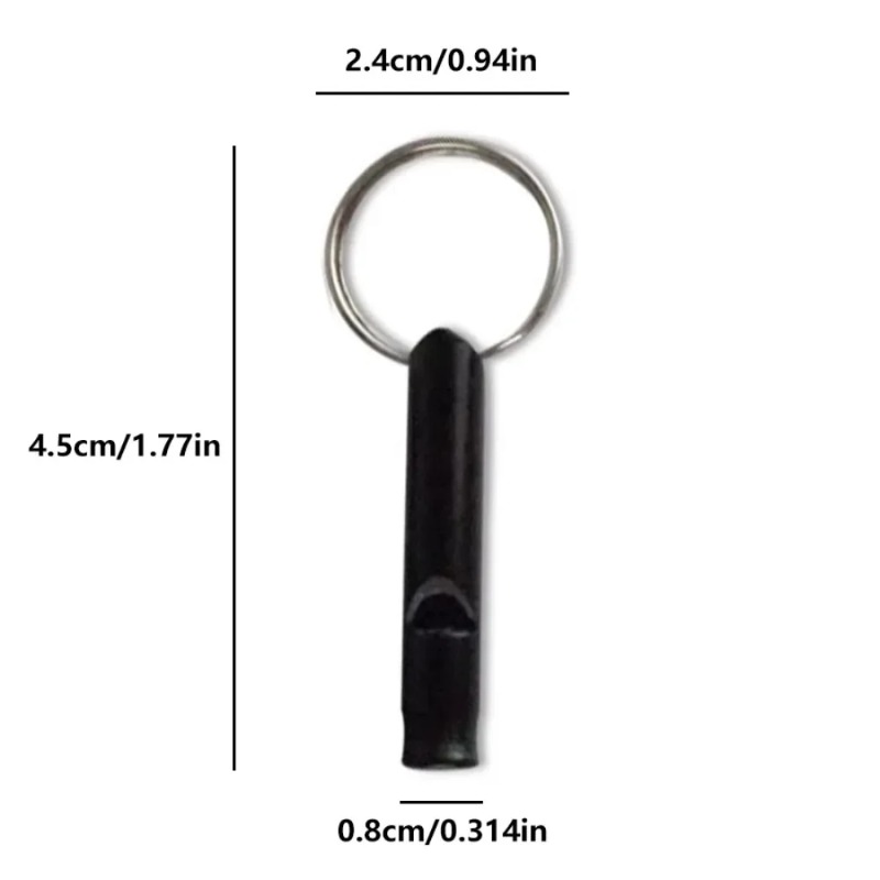 Survival Whistle - Pea-less &  - Emergency Whistle Pea recension och pris