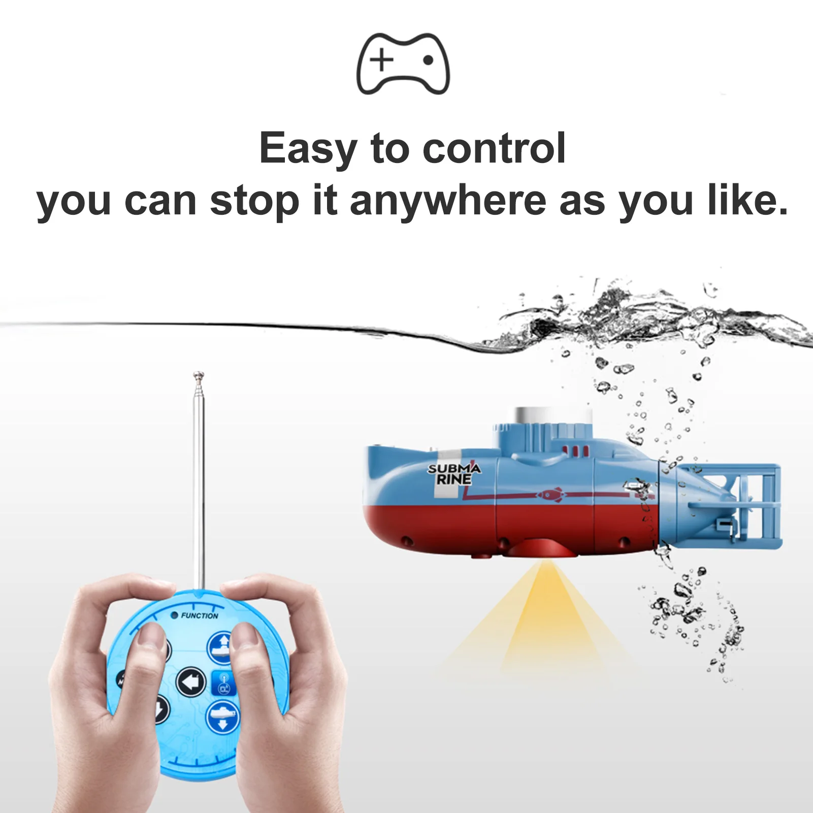 Simulation Mini RC Submarine 0 - Outdoor Adventure With Kids recension och pris