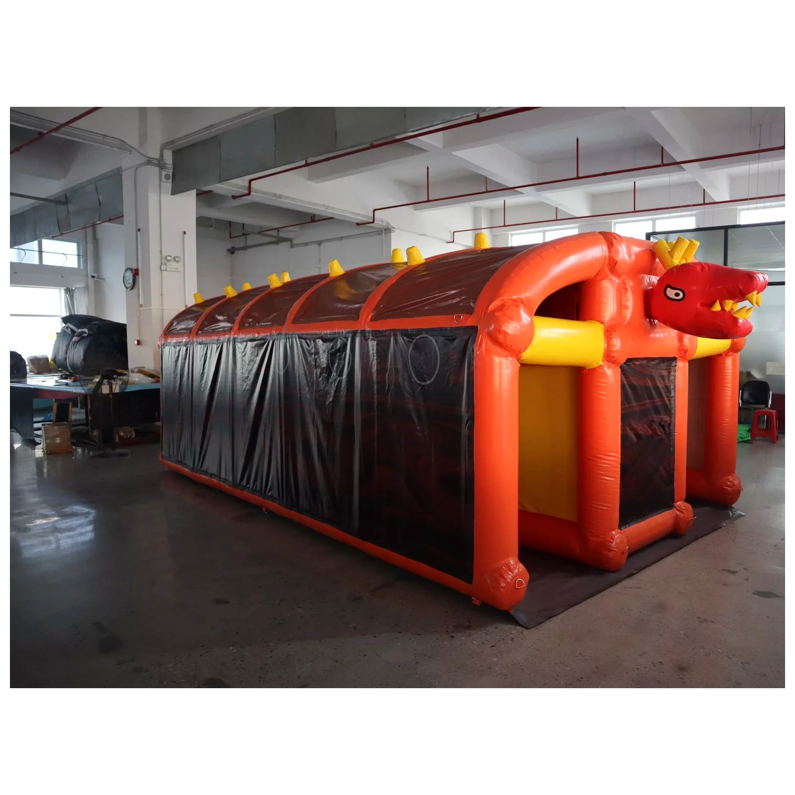 Large Orange Inflatable Maze 3 - Outdoor Adventure Kids Party recension och pris