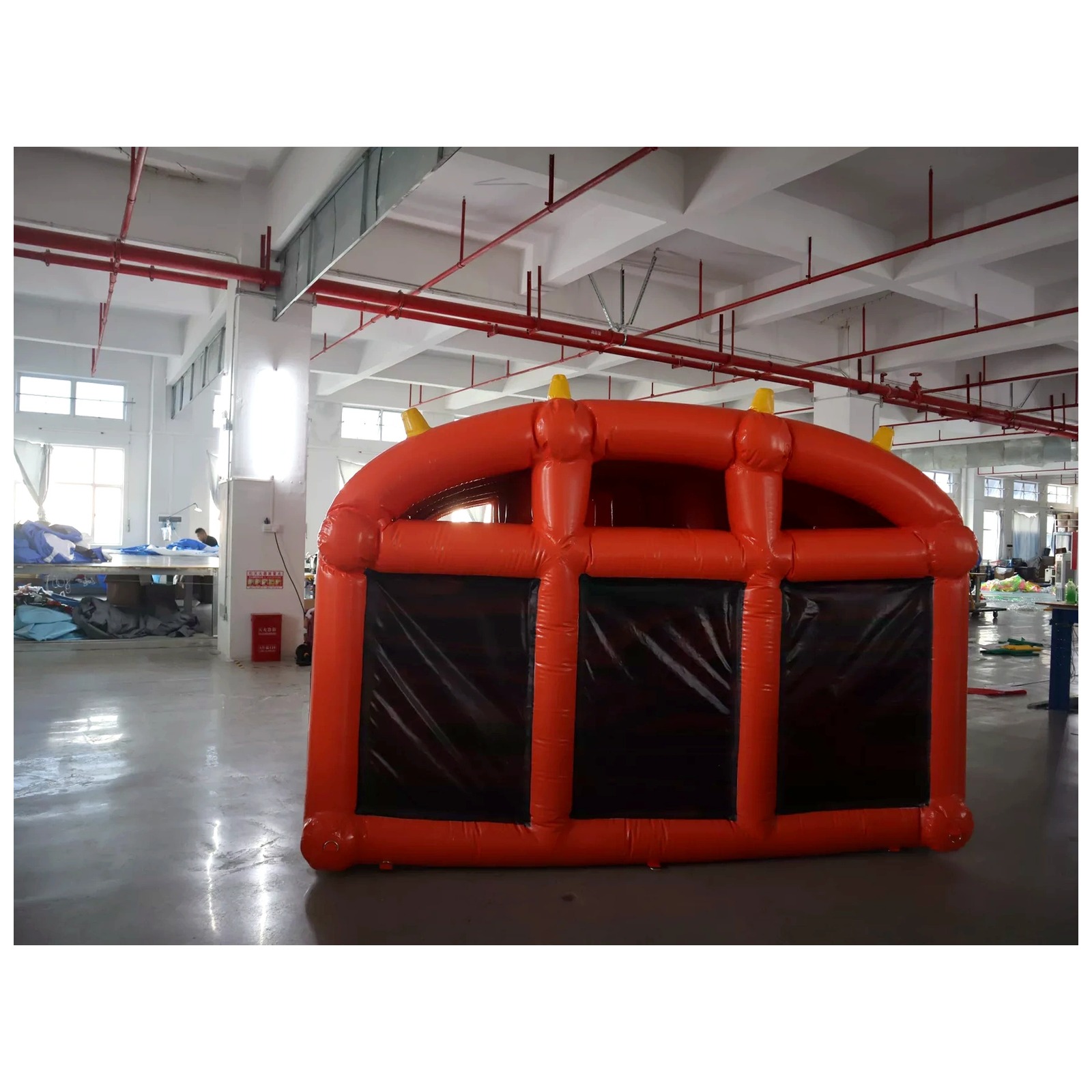 Large Orange Inflatable Maze 3 - Outdoor Adventure Kids Party recension och pris
