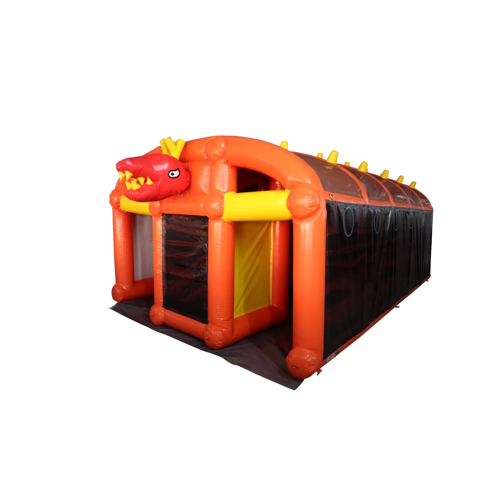 Large Orange Inflatable Maze 3 - Outdoor Adventure Kids Party recension och pris