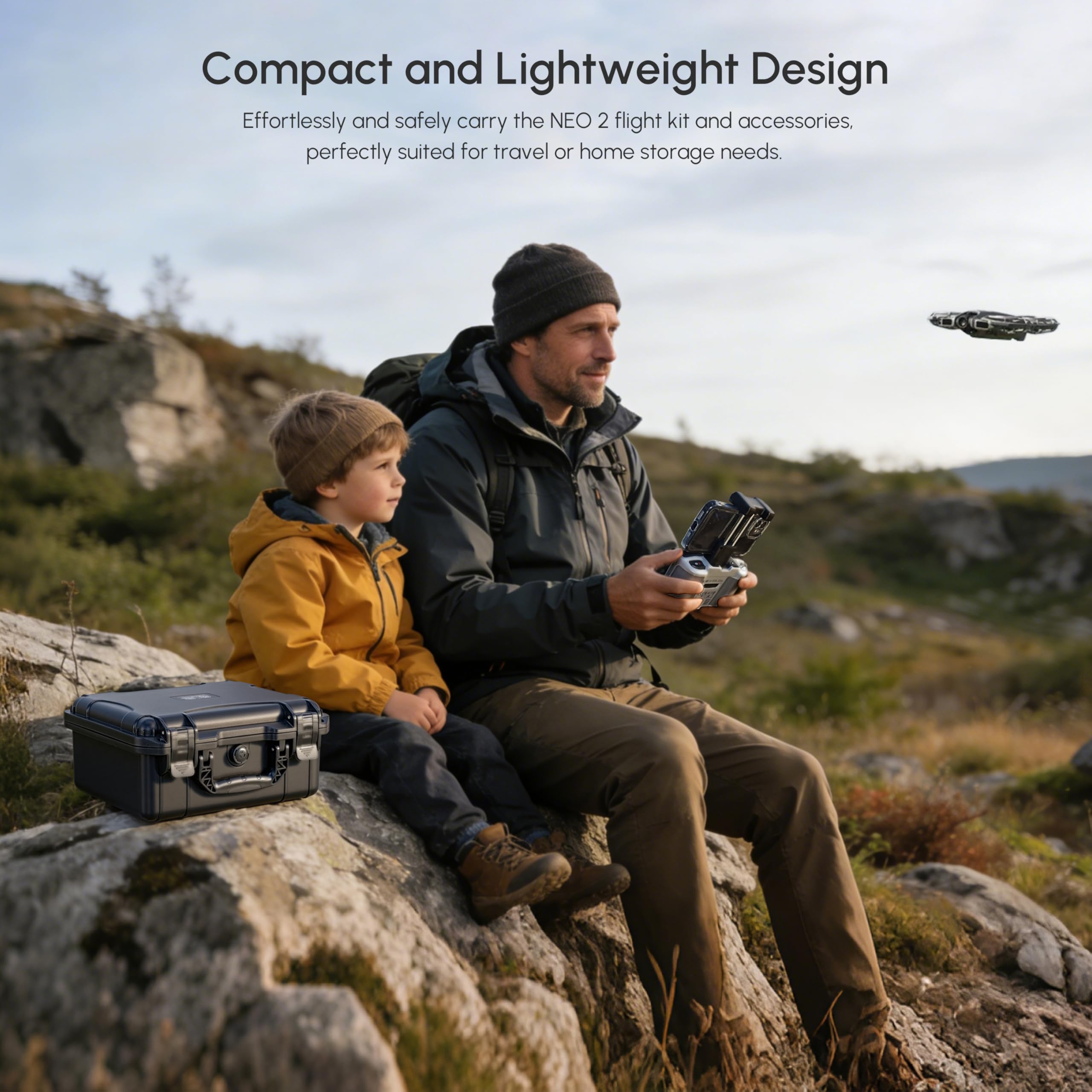 NEO 2 Case,Waterproof Hard Car - Outdoor Adventure Box recension och pris