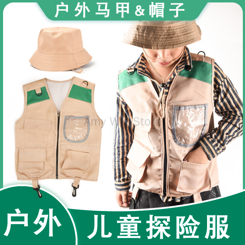 Kids Explorer Vest and Hat Cos - Outdoor Adventure Kit For Boys recension och pris
