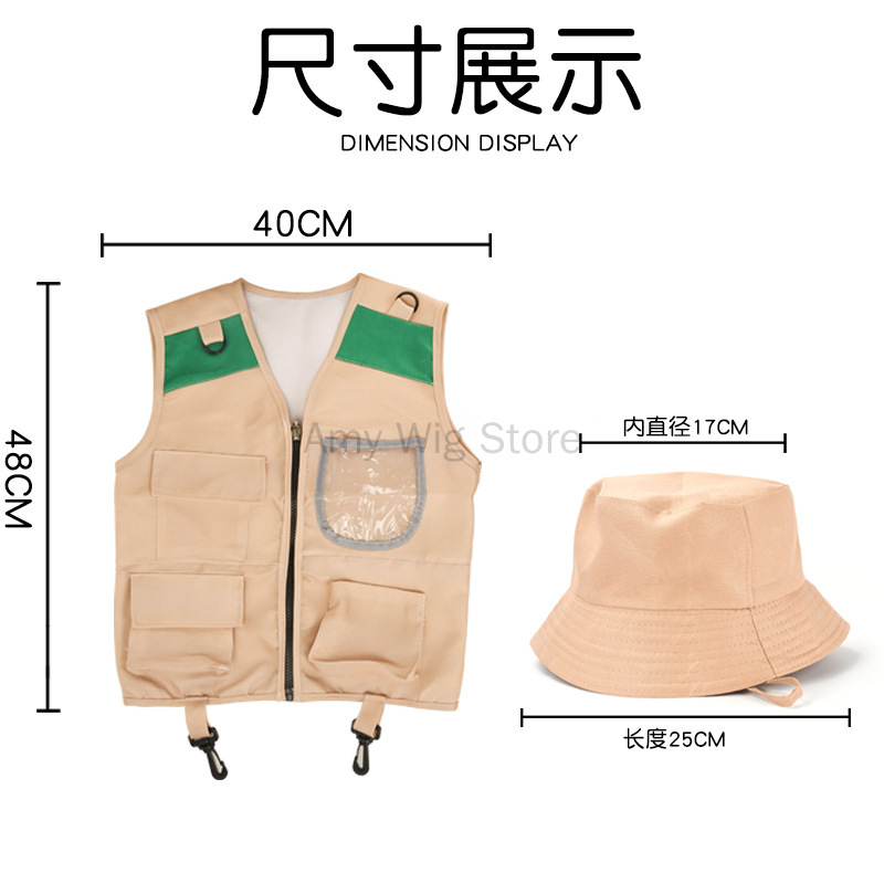 Kids Explorer Vest and Hat Cos - Outdoor Adventure Kit For Boys recension och pris