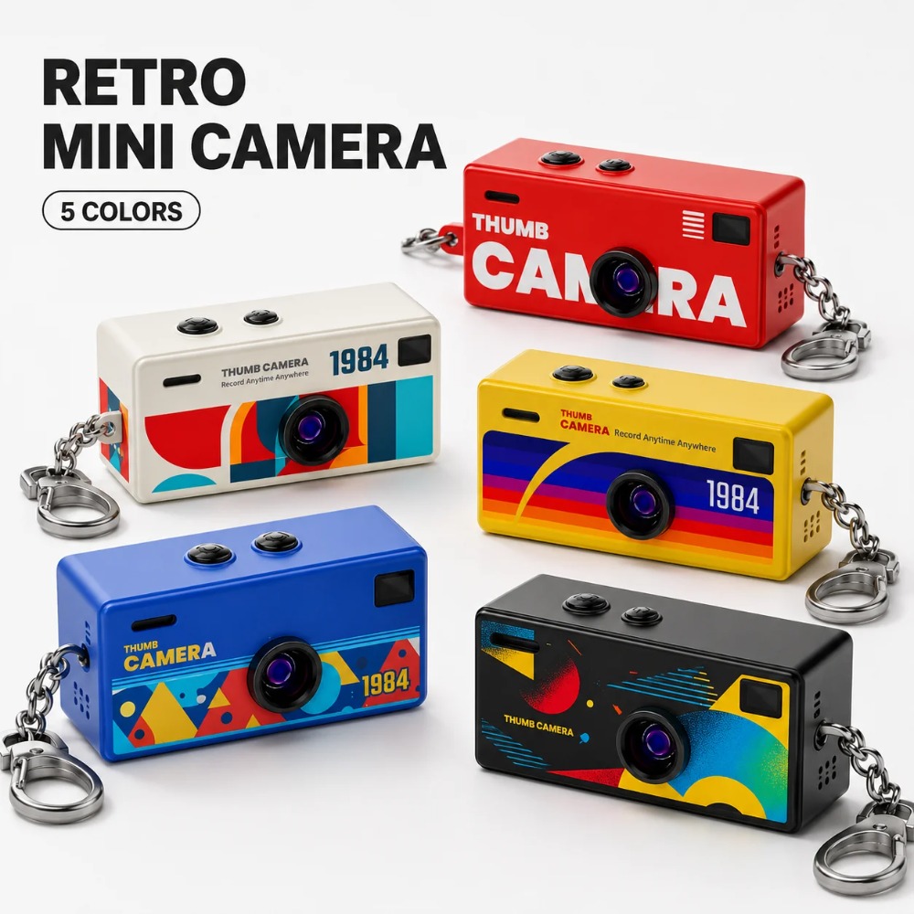 Compact Mini Thumb Camera Keyc - Outdoor Adventure Videos recension och pris