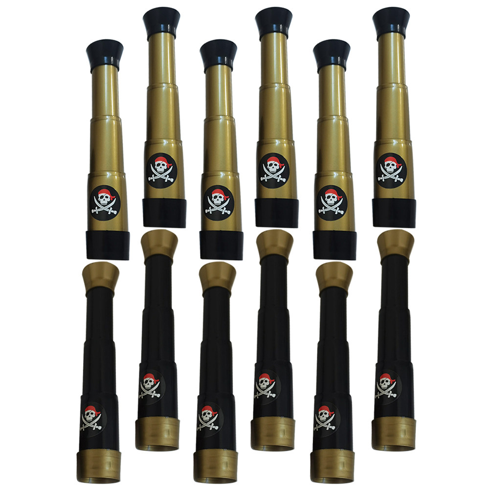 12Pcs Kids Pirate Telescope Se - Outdoor Adventure Kids Party recension och pris