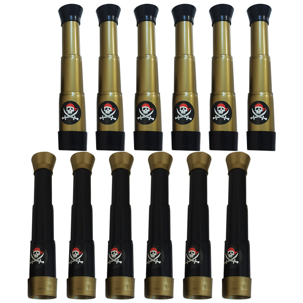 12Pcs Kids Pirate Telescope Se - Outdoor Adventure Kids Party recension och pris