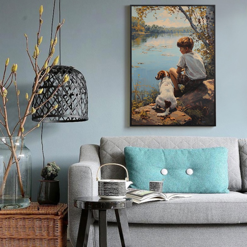 Vintage Boys Room Art Poster B - Outdoor Adventure With Kids recension och pris
