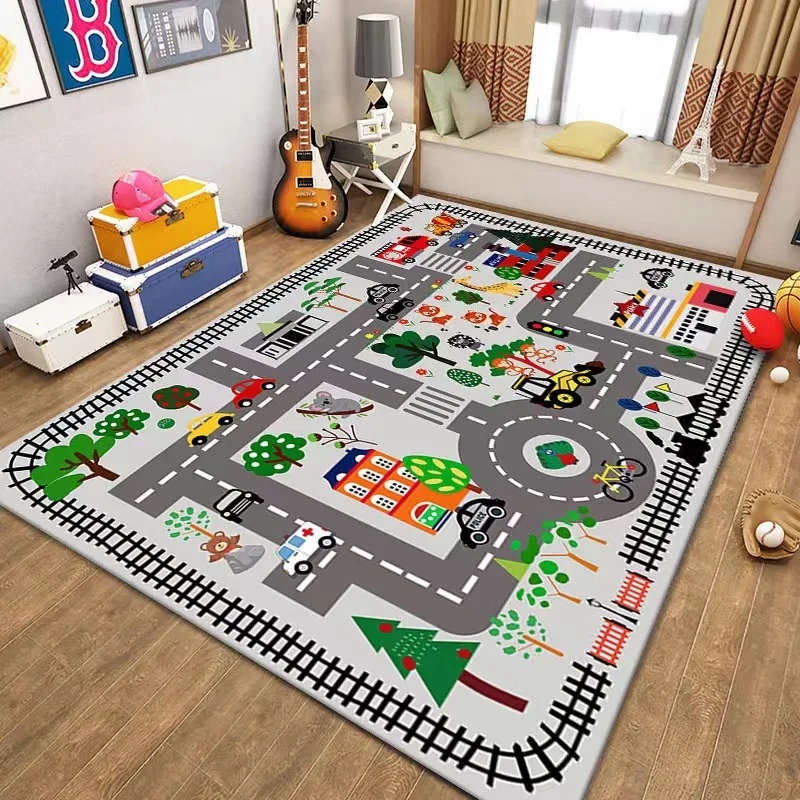 Colorful Kids City Map Play Ma - Outdoor Adventure With Kids recension och pris