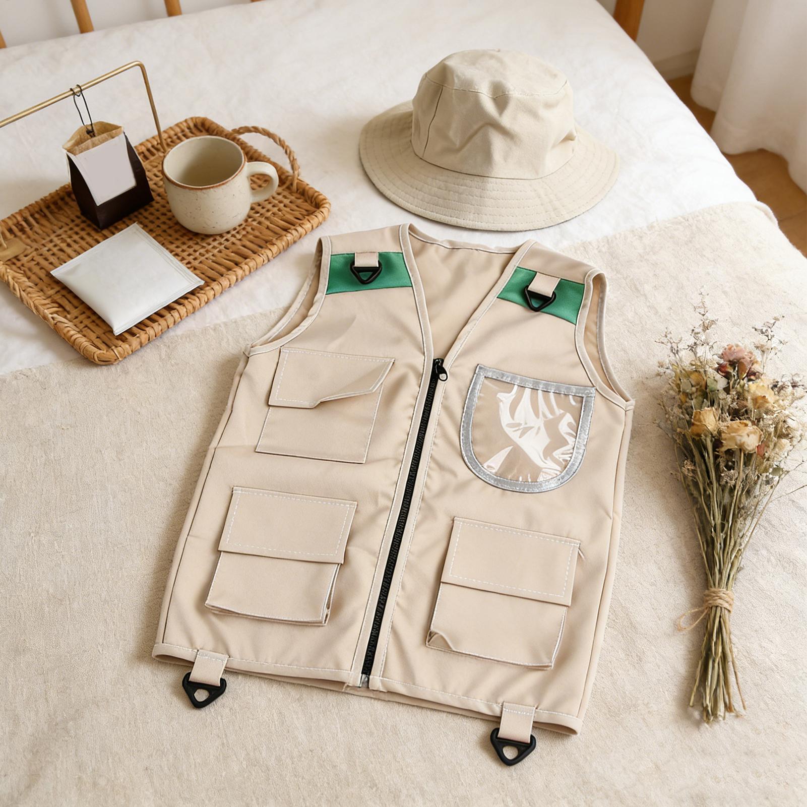 Kids Costume Vest Hat ,Nature  - Outdoor Adventure Kids Party recension och pris