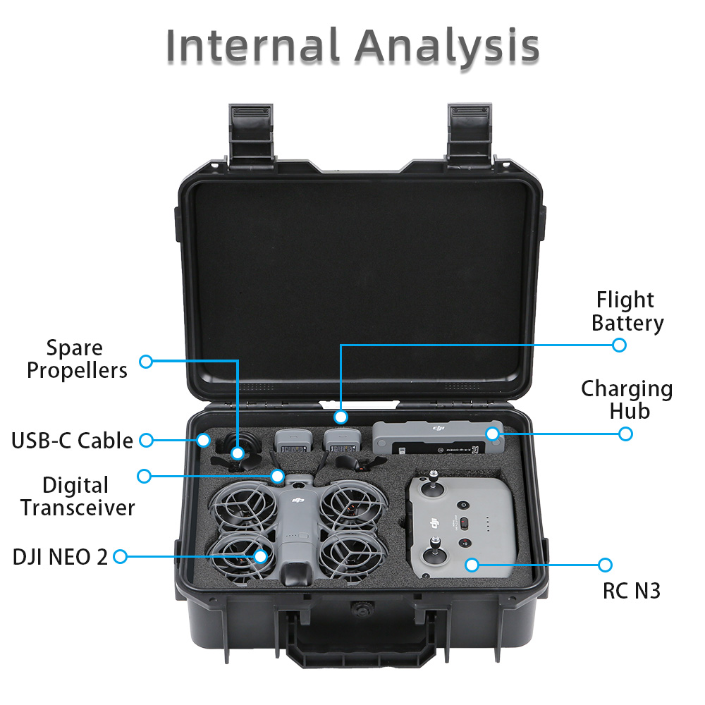 For DJI NEO 2 Case Bag Explosi - Outdoor Adventure Box recension och pris
