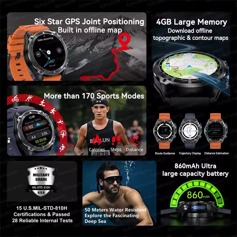 New Adventure GPS Men Smart Wa - Outdoor Adventure Hours recension och pris