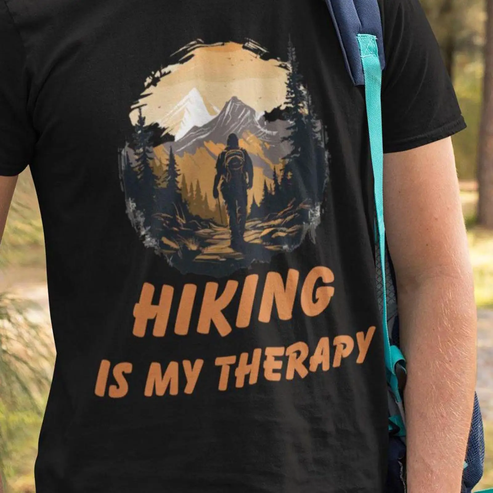 Hiking Is My Therapy T Shirt N - Outdoor Adventure Therapy recension och pris