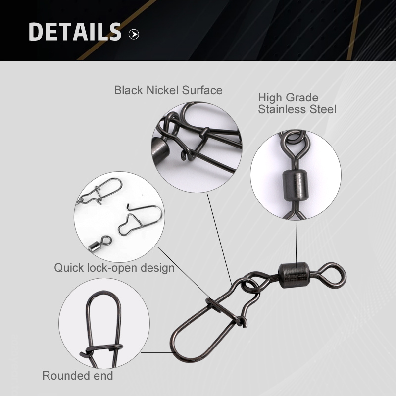 50PCS/Box Stainless Steel Fish - Outdoor Adventure Box recension och pris