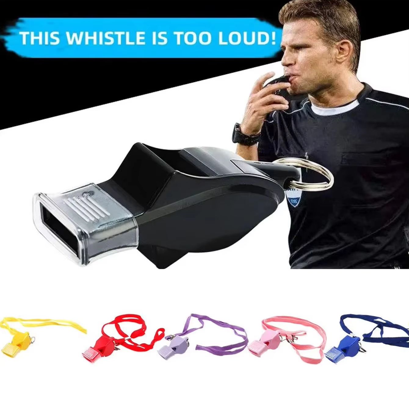 1 professional sports whistle  - Emergency Whistle Pea recension och pris