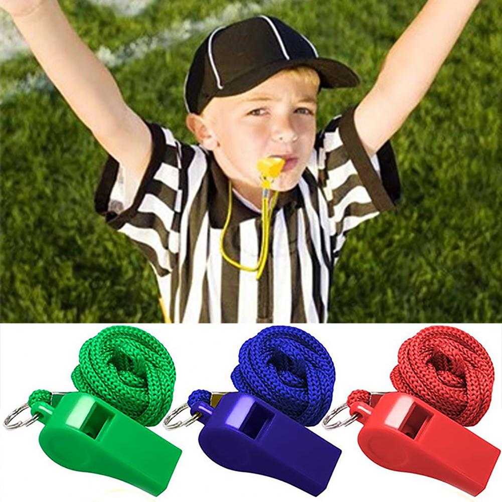10Pcs Plastic Whistles with La - Emergency Whistle Pea recension och pris
