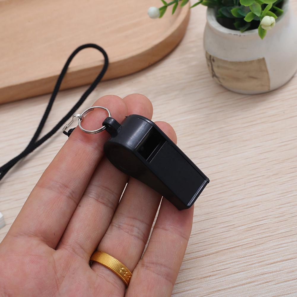 10Pcs Plastic Whistles with La - Emergency Whistle Pea recension och pris