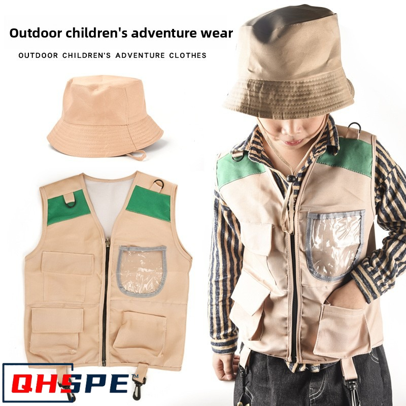 Kids Explorer Vest and Hat Cos - Outdoor Adventure Kit For Boys recension och pris