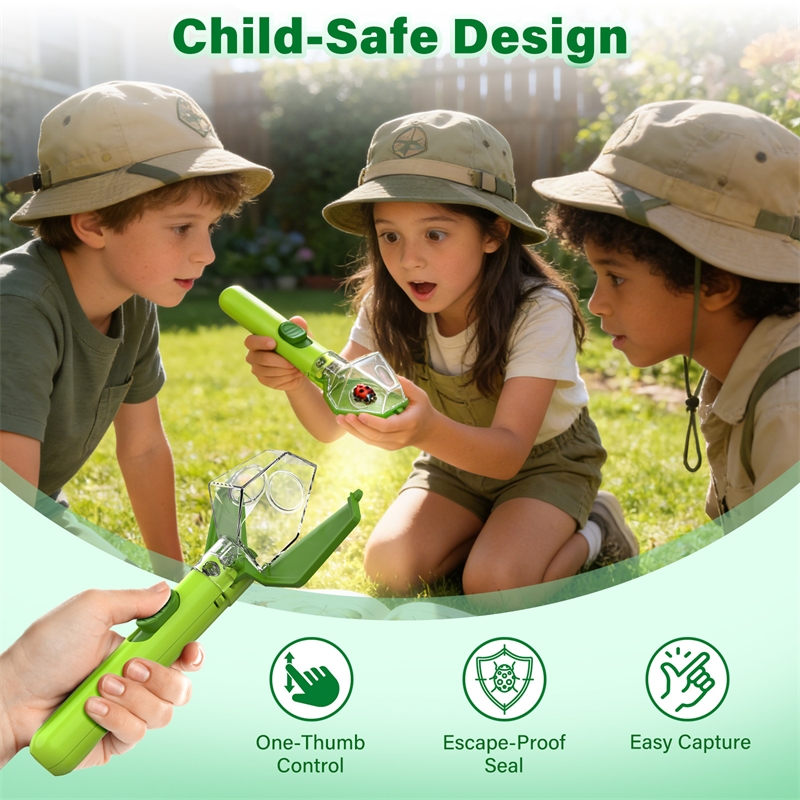Kids Bug Catcher With 6X Magni - Outdoor Adventure Kit For Boys recension och pris